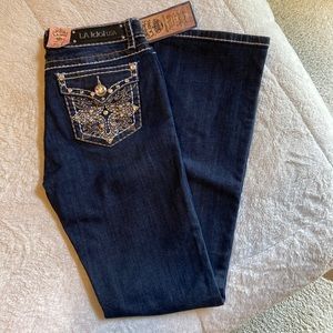 LA Idol women’s jeans bling bootcut